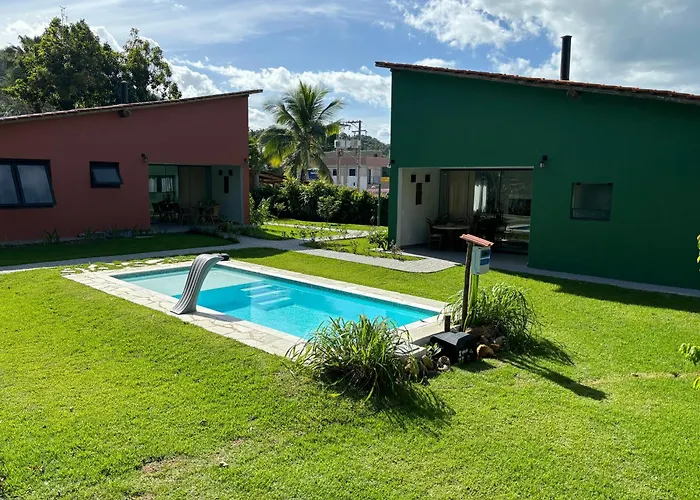 Casas Aconchegantes Com Piscina Na Encantadora Praia Das Cigarras